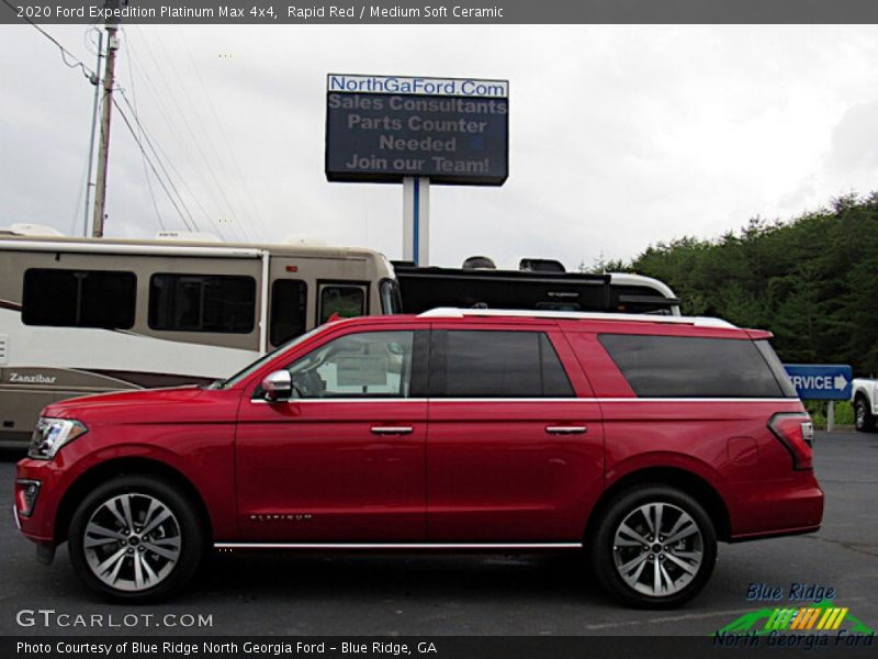 Rapid Red / Medium Soft Ceramic 2020 Ford Expedition Platinum Max 4x4