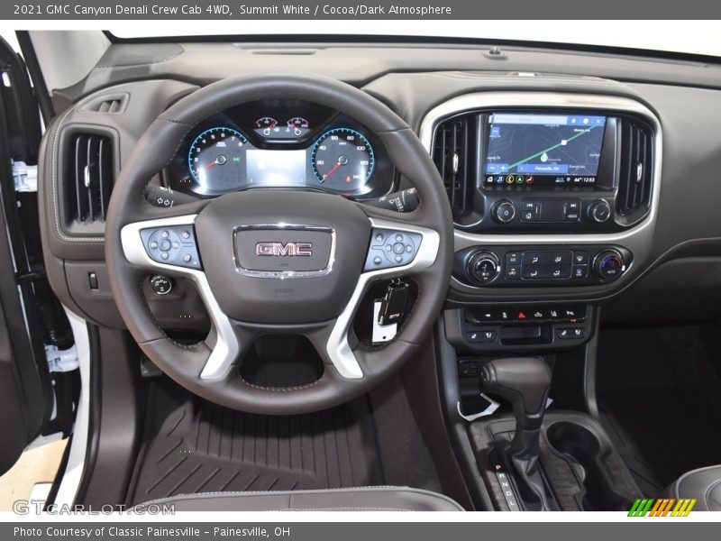 Dashboard of 2021 Canyon Denali Crew Cab 4WD