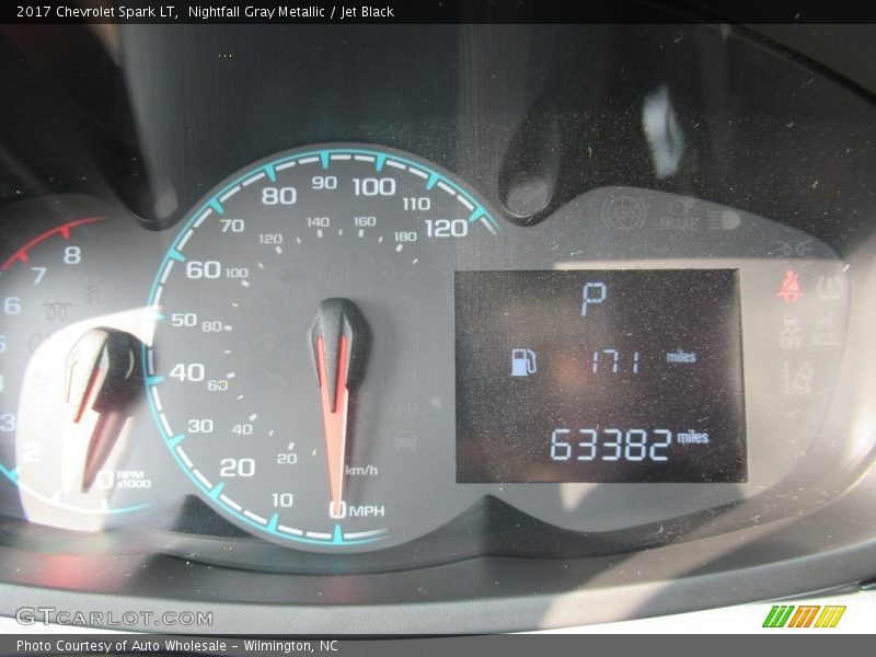 Nightfall Gray Metallic / Jet Black 2017 Chevrolet Spark LT