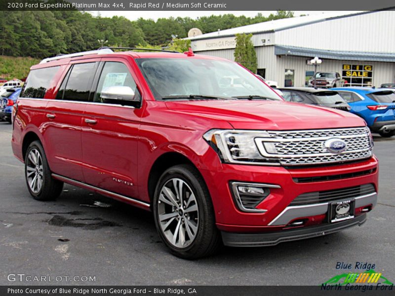 Rapid Red / Medium Soft Ceramic 2020 Ford Expedition Platinum Max 4x4