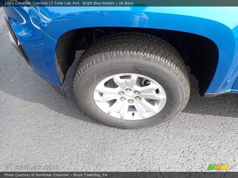 Bright Blue Metallic / Jet Black 2021 Chevrolet Colorado LT Crew Cab 4x4