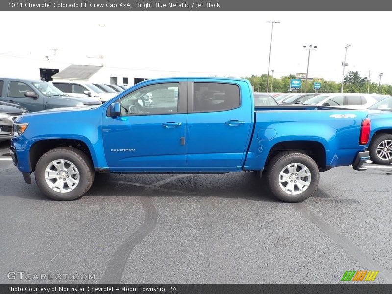 Bright Blue Metallic / Jet Black 2021 Chevrolet Colorado LT Crew Cab 4x4