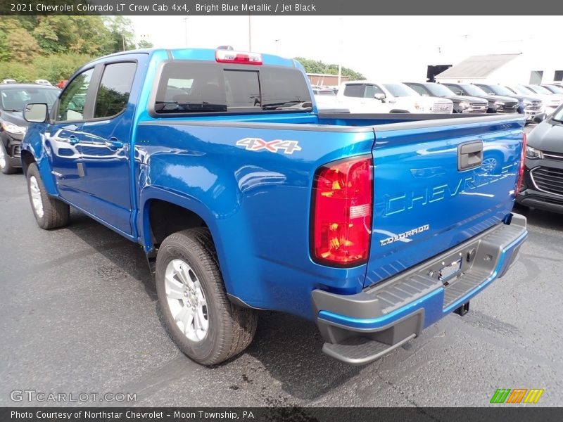 Bright Blue Metallic / Jet Black 2021 Chevrolet Colorado LT Crew Cab 4x4