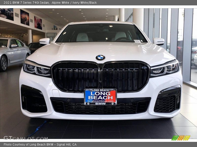 Alpine White / Ivory White/Black 2021 BMW 7 Series 740i Sedan
