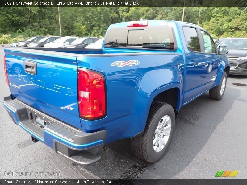 Bright Blue Metallic / Jet Black 2021 Chevrolet Colorado LT Crew Cab 4x4