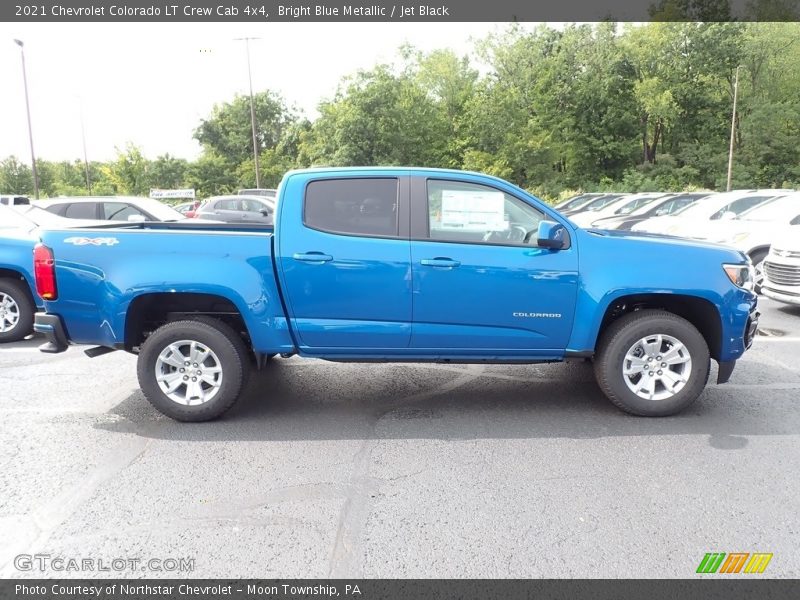 Bright Blue Metallic / Jet Black 2021 Chevrolet Colorado LT Crew Cab 4x4