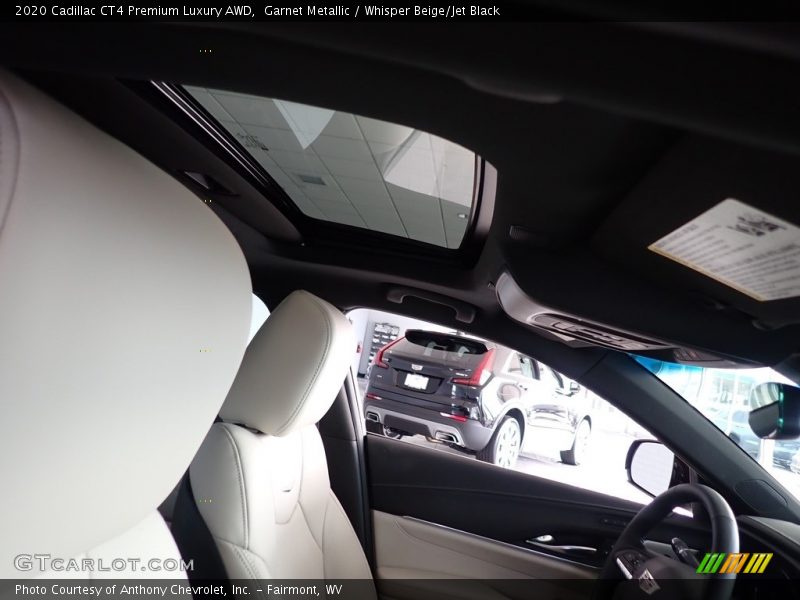 Sunroof of 2020 CT4 Premium Luxury AWD