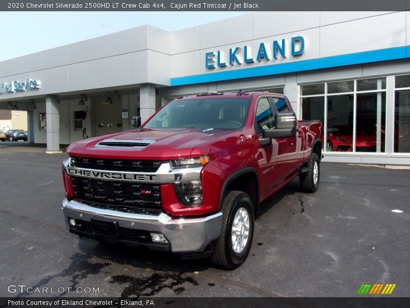 Cajun Red Tintcoat / Jet Black 2020 Chevrolet Silverado 2500HD LT Crew Cab 4x4