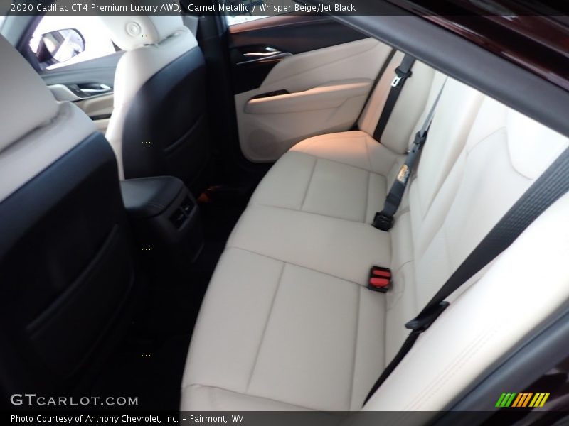 Rear Seat of 2020 CT4 Premium Luxury AWD