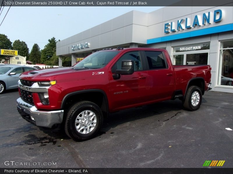 Cajun Red Tintcoat / Jet Black 2020 Chevrolet Silverado 2500HD LT Crew Cab 4x4