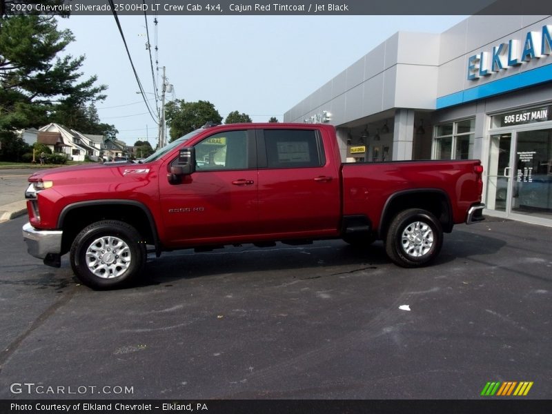 Cajun Red Tintcoat / Jet Black 2020 Chevrolet Silverado 2500HD LT Crew Cab 4x4