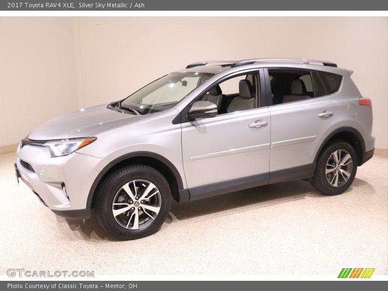 Silver Sky Metallic / Ash 2017 Toyota RAV4 XLE