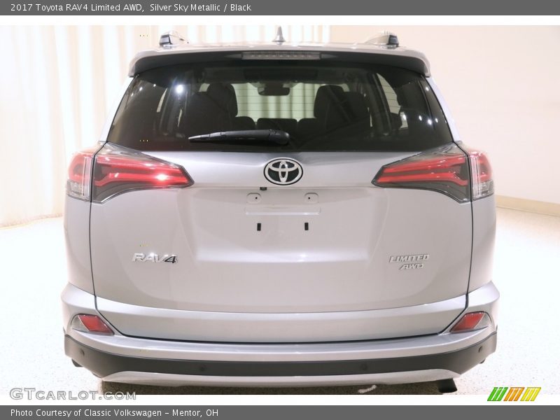 Silver Sky Metallic / Black 2017 Toyota RAV4 Limited AWD
