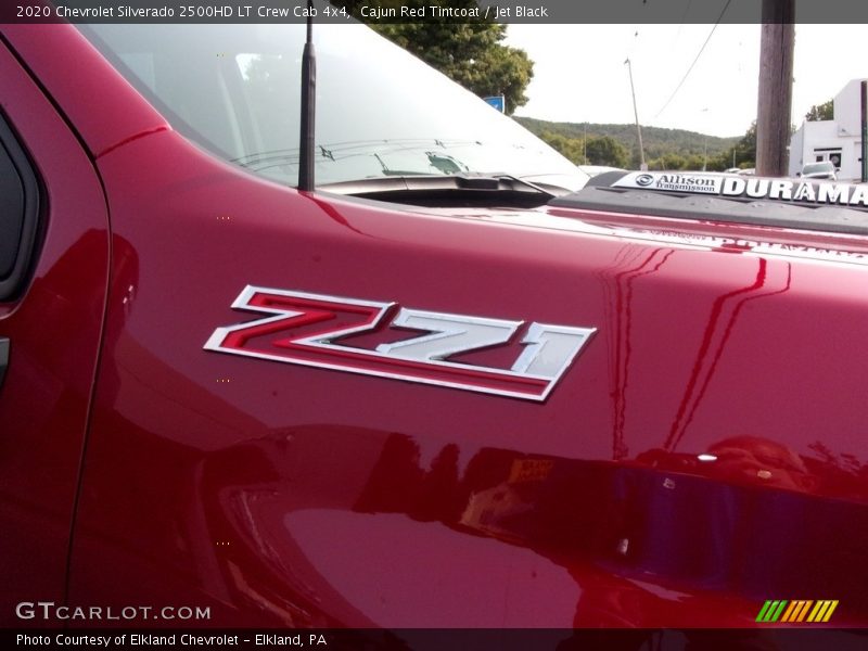 Cajun Red Tintcoat / Jet Black 2020 Chevrolet Silverado 2500HD LT Crew Cab 4x4