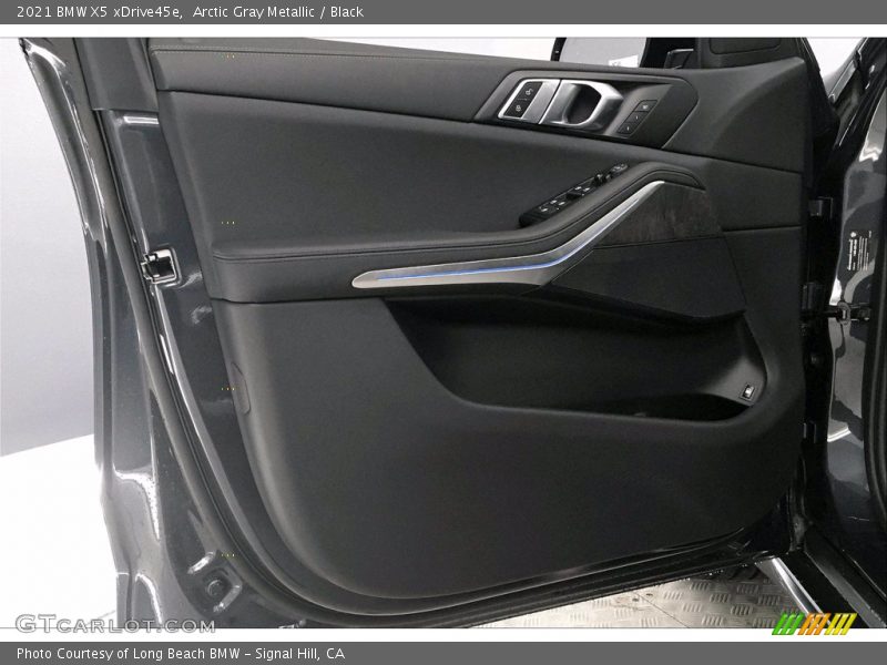 Arctic Gray Metallic / Black 2021 BMW X5 xDrive45e