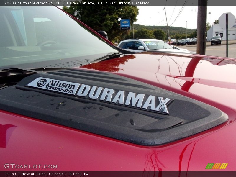 Cajun Red Tintcoat / Jet Black 2020 Chevrolet Silverado 2500HD LT Crew Cab 4x4