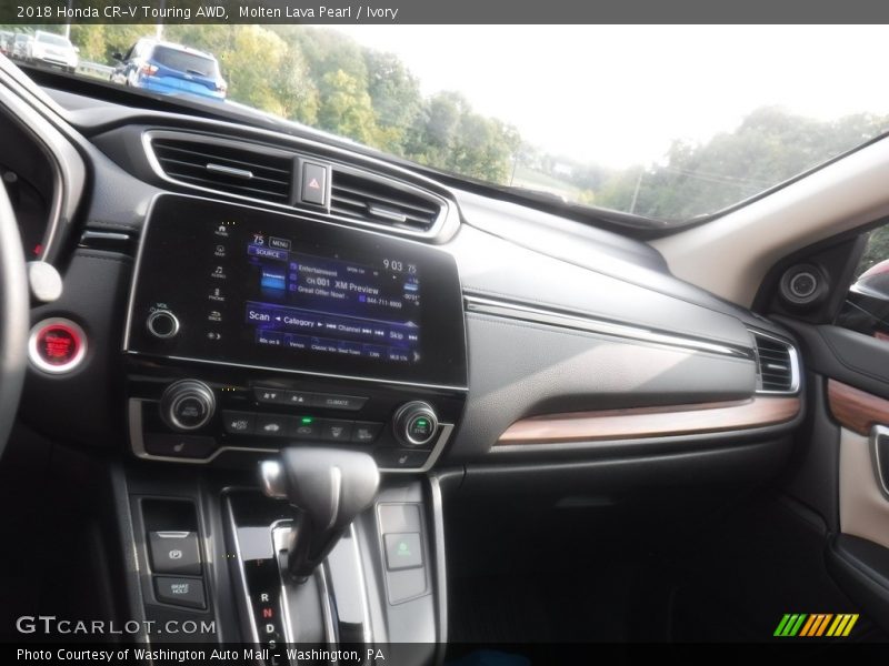 Molten Lava Pearl / Ivory 2018 Honda CR-V Touring AWD