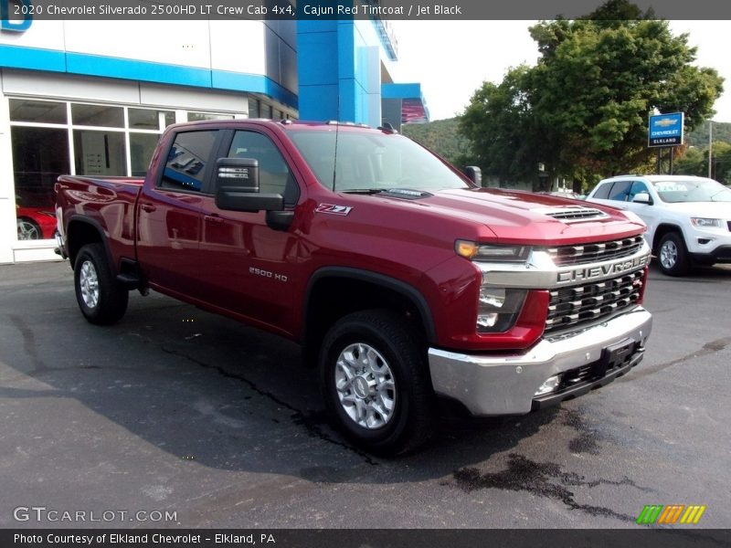 Cajun Red Tintcoat / Jet Black 2020 Chevrolet Silverado 2500HD LT Crew Cab 4x4