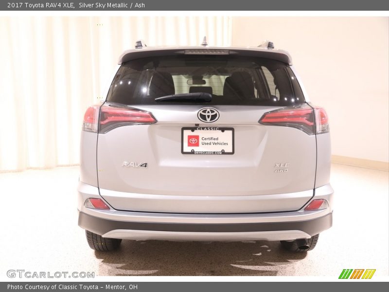 Silver Sky Metallic / Ash 2017 Toyota RAV4 XLE