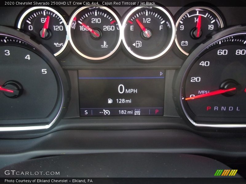 Cajun Red Tintcoat / Jet Black 2020 Chevrolet Silverado 2500HD LT Crew Cab 4x4