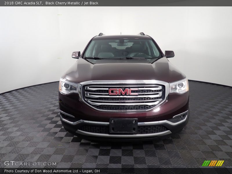 Black Cherry Metallic / Jet Black 2018 GMC Acadia SLT