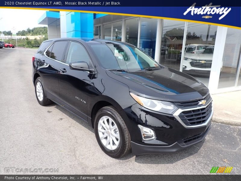 Mosaic Black Metallic / Jet Black 2020 Chevrolet Equinox LT AWD