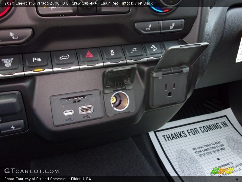 Cajun Red Tintcoat / Jet Black 2020 Chevrolet Silverado 2500HD LT Crew Cab 4x4