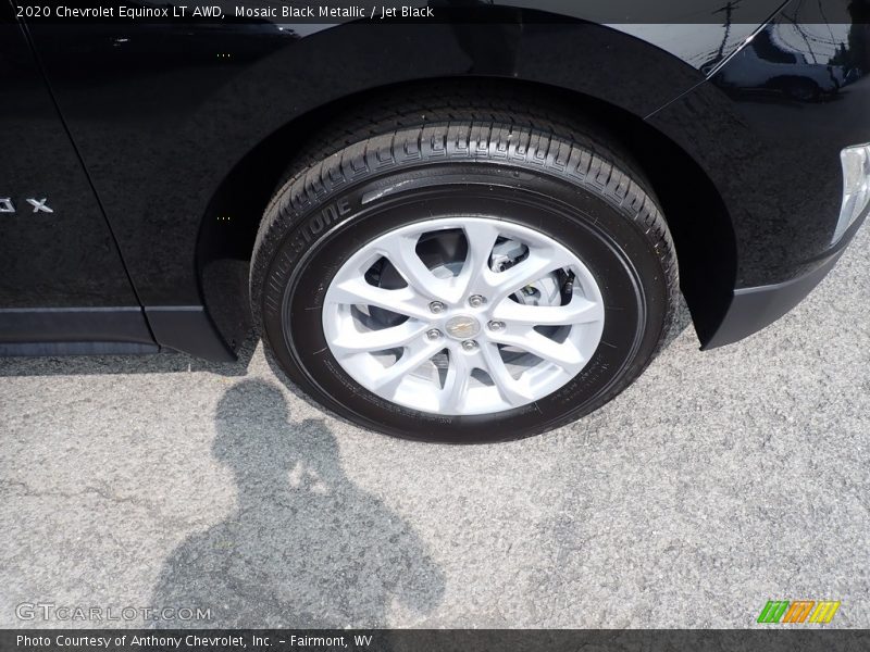Mosaic Black Metallic / Jet Black 2020 Chevrolet Equinox LT AWD