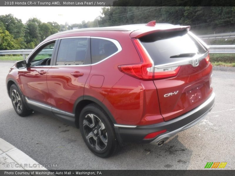 Molten Lava Pearl / Ivory 2018 Honda CR-V Touring AWD