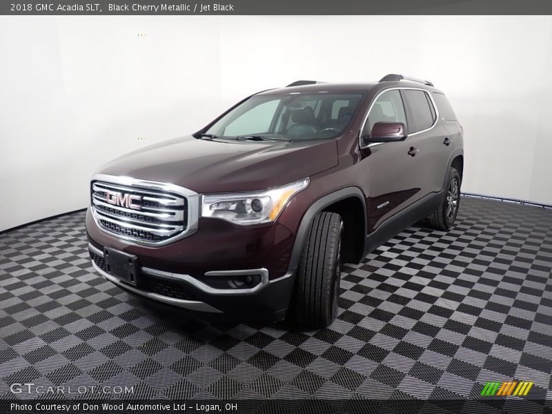 Black Cherry Metallic / Jet Black 2018 GMC Acadia SLT