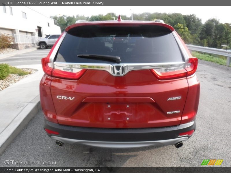Molten Lava Pearl / Ivory 2018 Honda CR-V Touring AWD