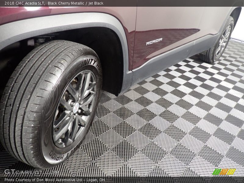 Black Cherry Metallic / Jet Black 2018 GMC Acadia SLT