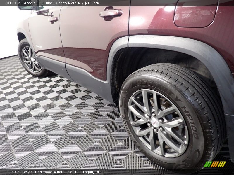 Black Cherry Metallic / Jet Black 2018 GMC Acadia SLT