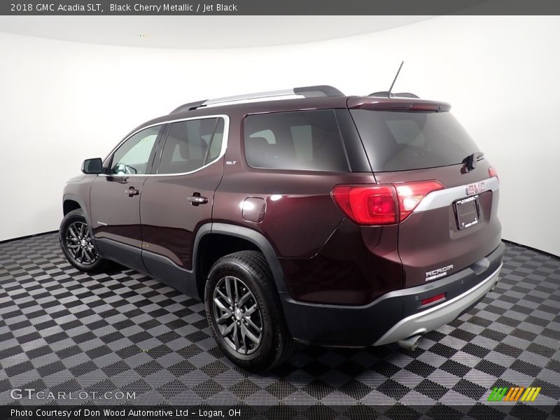 Black Cherry Metallic / Jet Black 2018 GMC Acadia SLT
