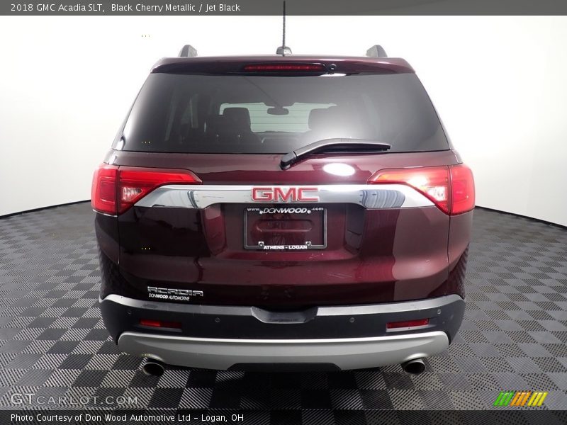 Black Cherry Metallic / Jet Black 2018 GMC Acadia SLT