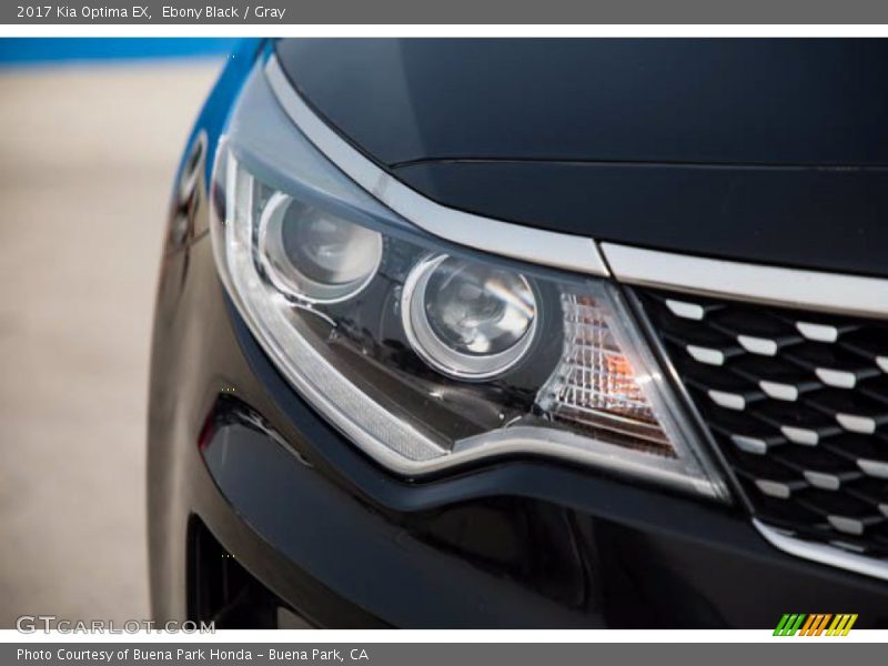 Ebony Black / Gray 2017 Kia Optima EX