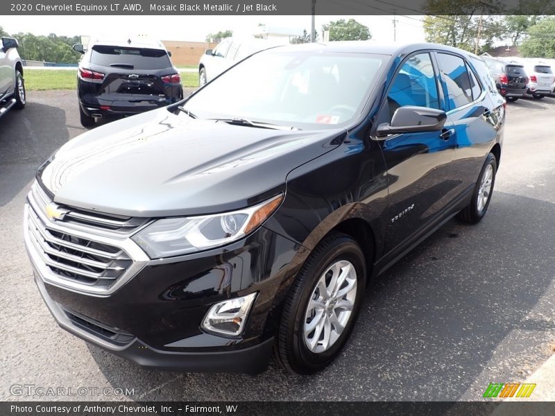 Mosaic Black Metallic / Jet Black 2020 Chevrolet Equinox LT AWD