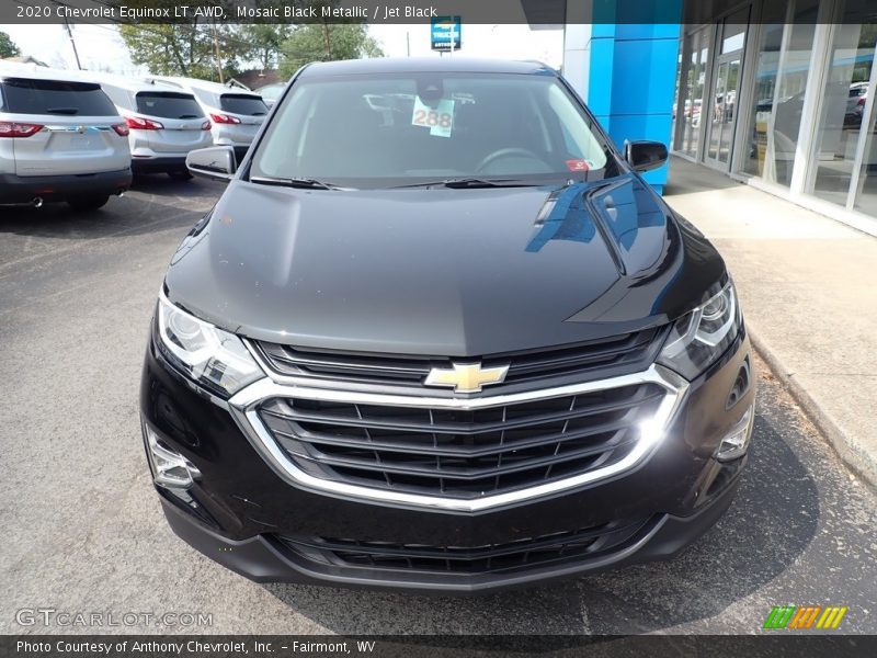 Mosaic Black Metallic / Jet Black 2020 Chevrolet Equinox LT AWD