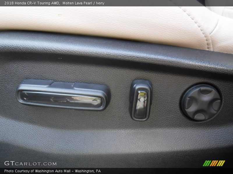 Molten Lava Pearl / Ivory 2018 Honda CR-V Touring AWD