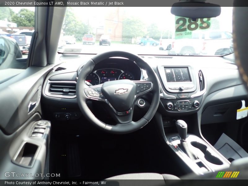 Mosaic Black Metallic / Jet Black 2020 Chevrolet Equinox LT AWD