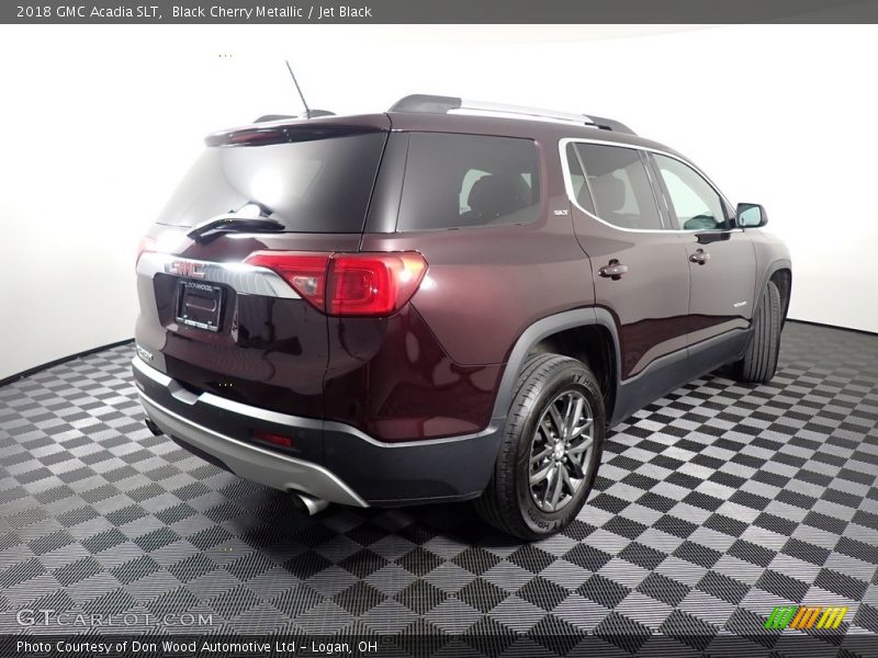 Black Cherry Metallic / Jet Black 2018 GMC Acadia SLT