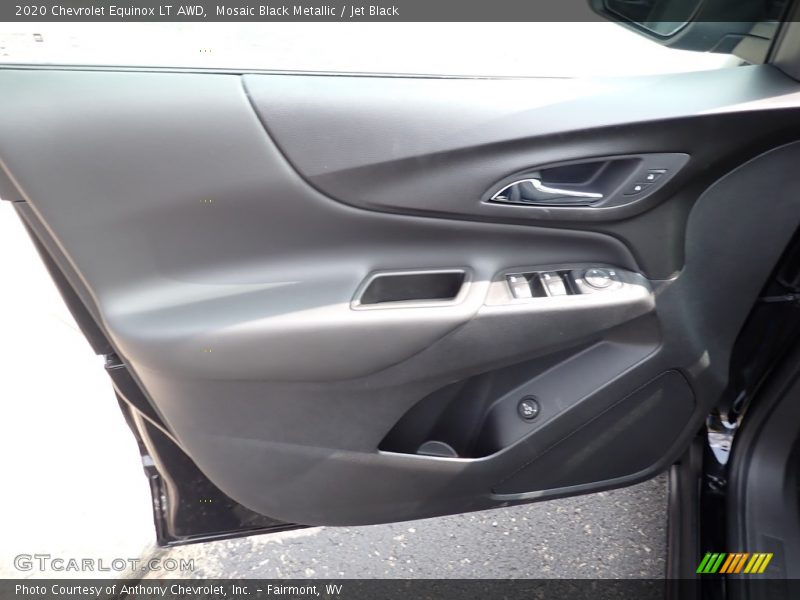 Mosaic Black Metallic / Jet Black 2020 Chevrolet Equinox LT AWD