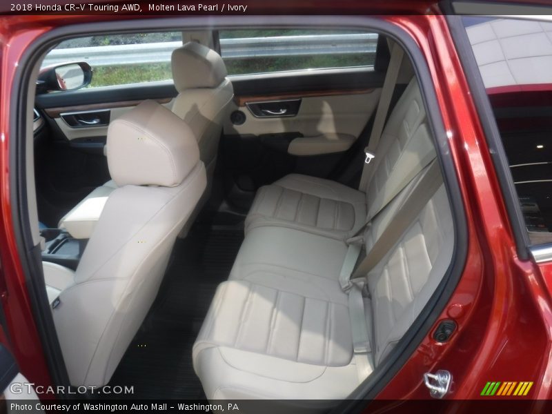 Molten Lava Pearl / Ivory 2018 Honda CR-V Touring AWD
