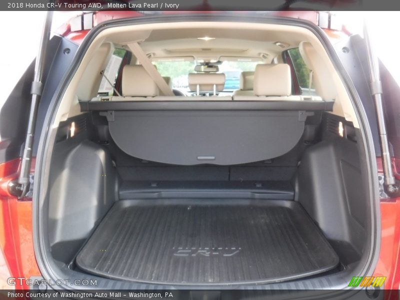 Molten Lava Pearl / Ivory 2018 Honda CR-V Touring AWD