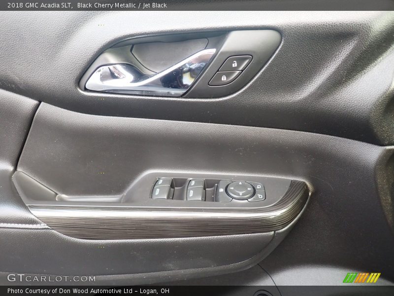 Black Cherry Metallic / Jet Black 2018 GMC Acadia SLT