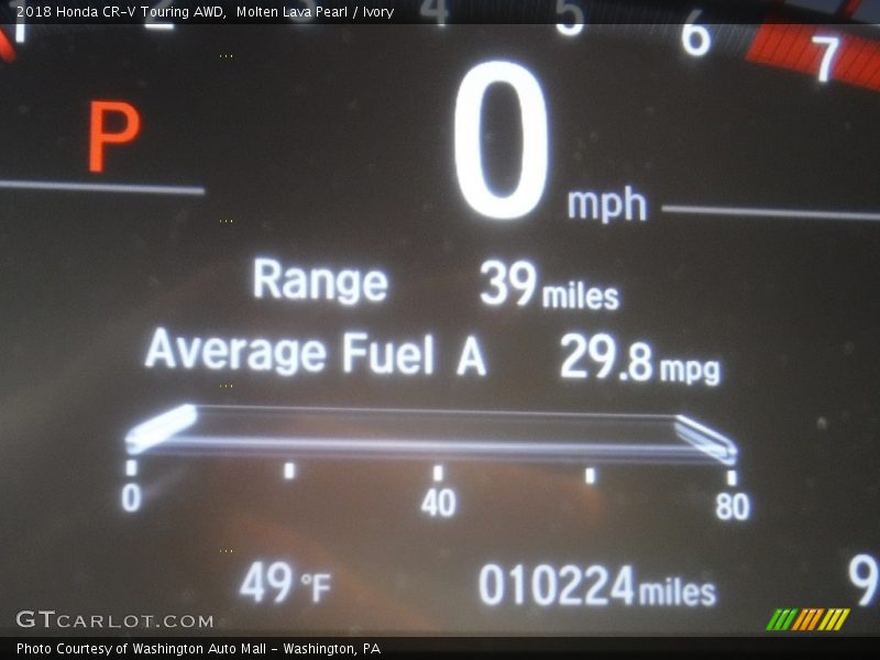 Molten Lava Pearl / Ivory 2018 Honda CR-V Touring AWD