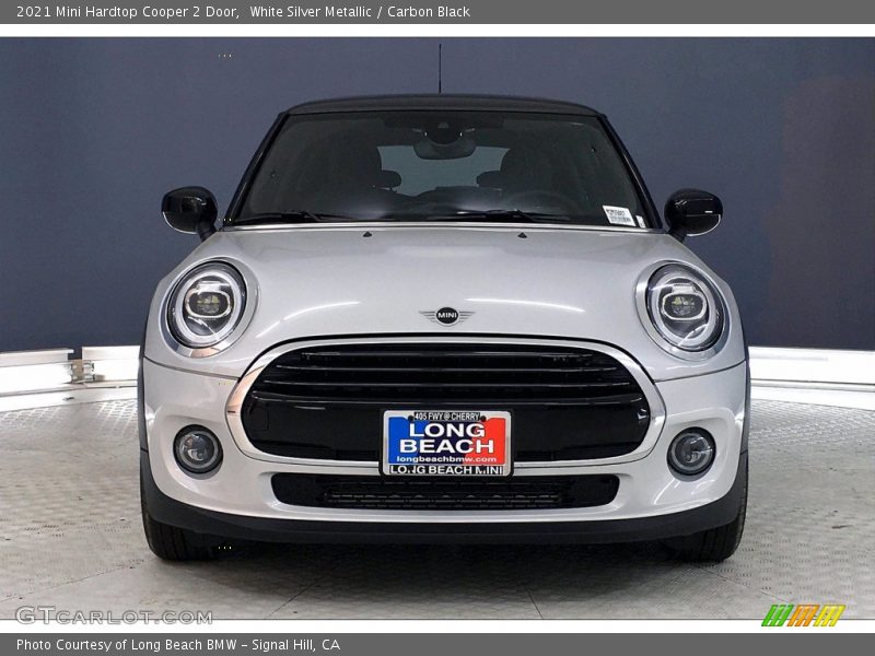 White Silver Metallic / Carbon Black 2021 Mini Hardtop Cooper 2 Door