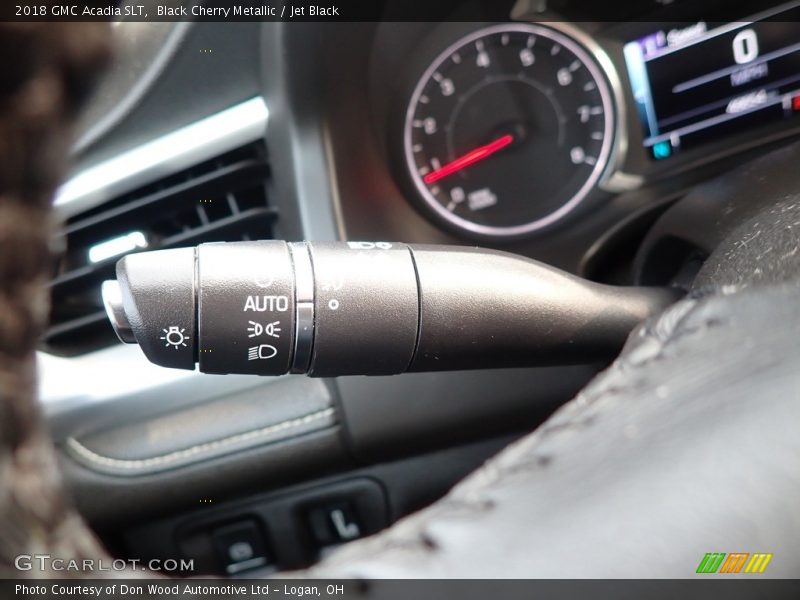 Black Cherry Metallic / Jet Black 2018 GMC Acadia SLT