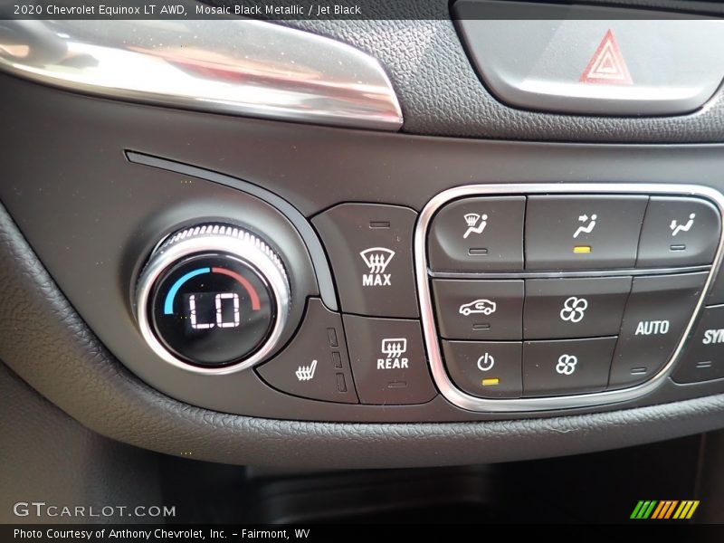 Mosaic Black Metallic / Jet Black 2020 Chevrolet Equinox LT AWD