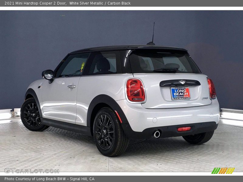 White Silver Metallic / Carbon Black 2021 Mini Hardtop Cooper 2 Door